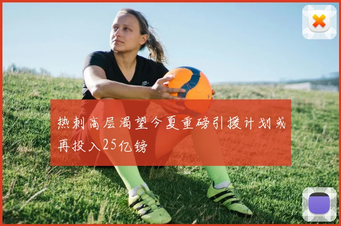 热刺高层渴望今夏重磅引援计划或再投入25亿镑